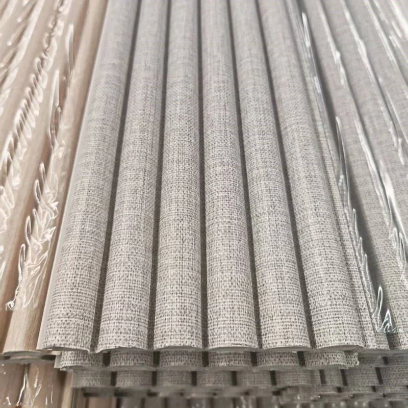 Wood Alternative WPC Fluted Wall Panel For Decoration